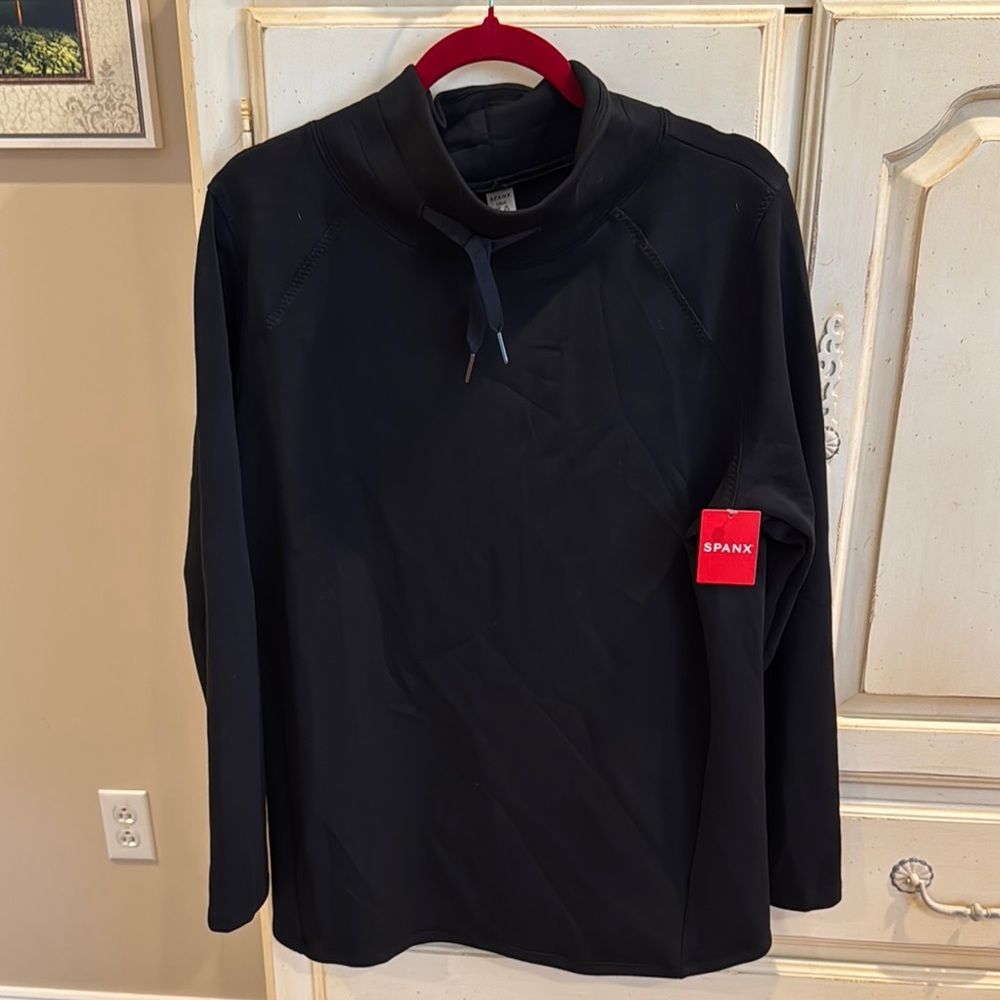 SPANX Black Airessentials Pullover NWT - image 1